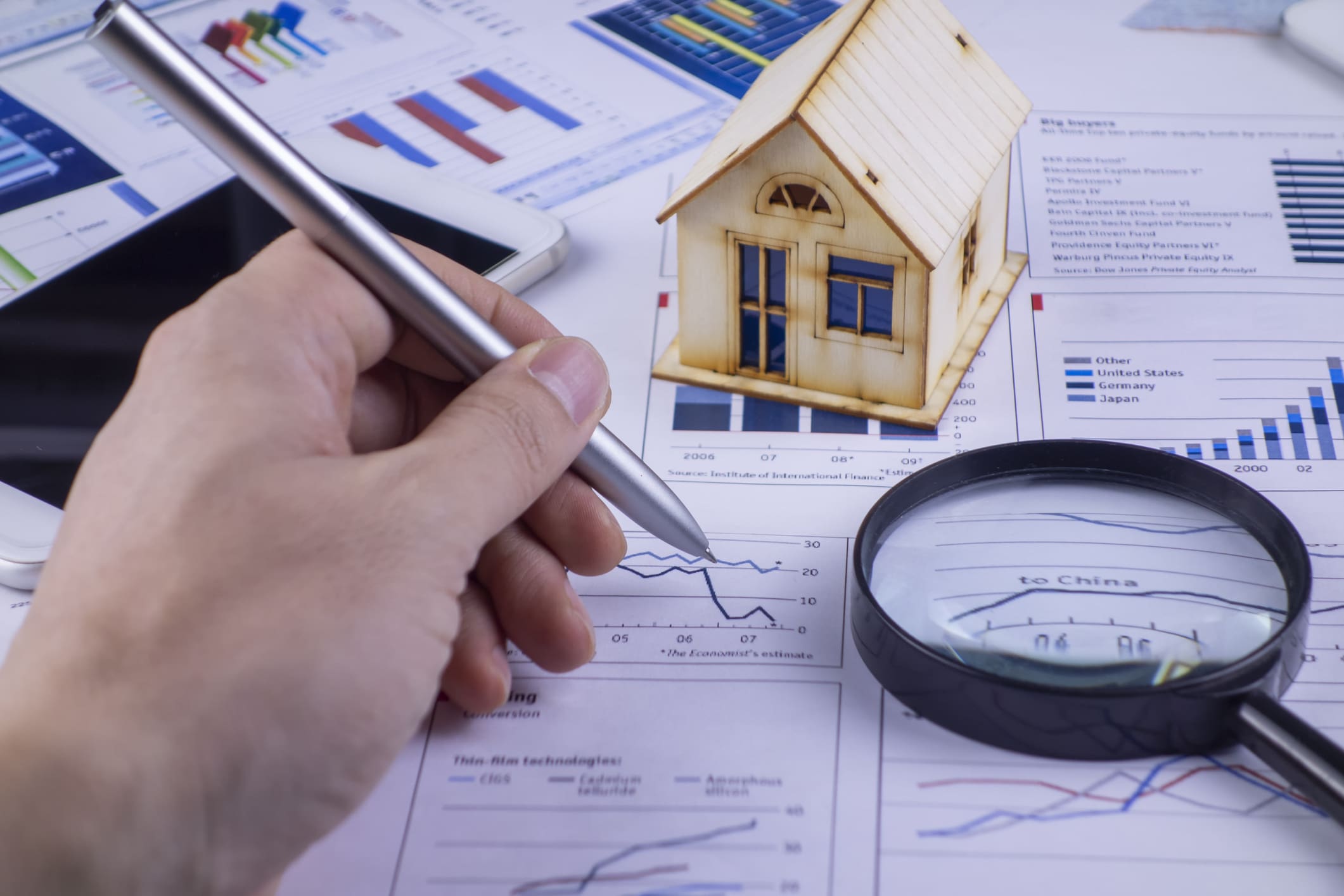 research the property market||